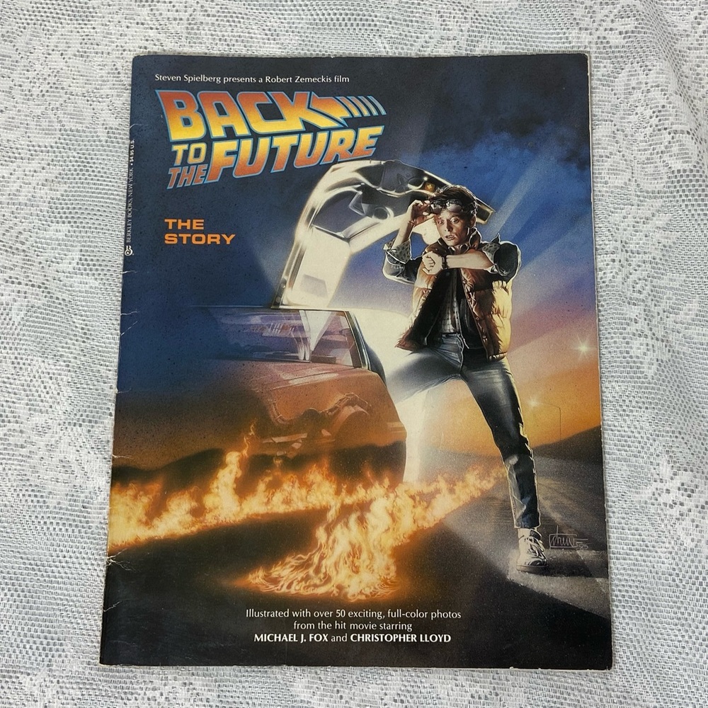 Vintage Back to the Future Picture Movie Story Book ‘The Story” 80s Doc
